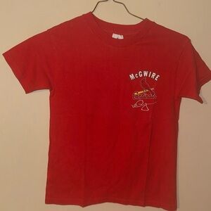 St Louis Cardinals Mark McGwire 1998 T-shirt Jersey Youth Medium Vintage